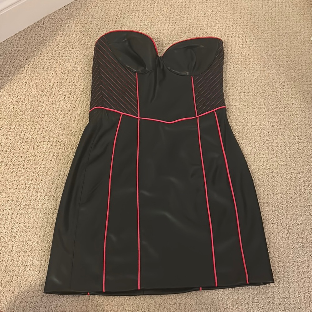 Zara strapless mini dress